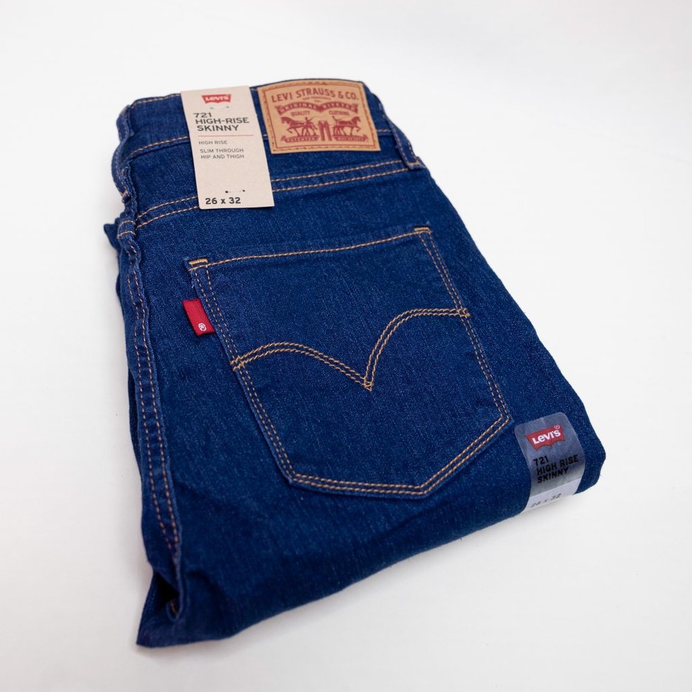 Levi's jeans / High-rise skinny / 721 Denim / Stretch jeans